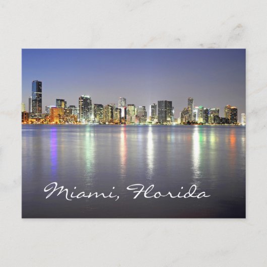 Miami, Florida, USA Postkarte (Vorderseite)
