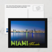 Miami, Florida, USA Postkarte (Vorne/Hinten)