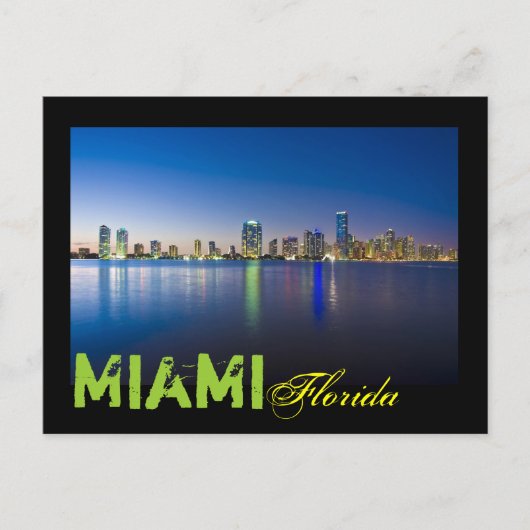 Miami, Florida, USA Postkarte (Vorderseite)