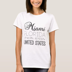 Miami, Florida, Vereinigte Staaten, elegant T-Shirt