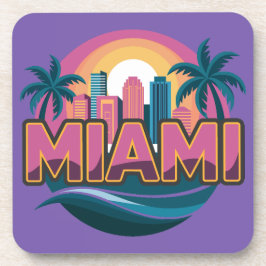 Miami Florida Vereinigte Staaten Getränkeuntersetzer