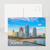Miami, Florida, Vereinigte Staaten Postkarte (Vorne/Hinten)