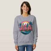 Miami Florida Vereinigte Staaten Sweatshirt (Vorne ganz)