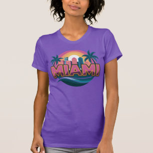 Miami Florida Vereinigte Staaten T-Shirt