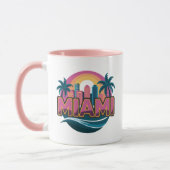 Miami Florida Vereinigte Staaten Tasse (Links)