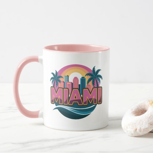 Miami Florida Vereinigte Staaten Tasse (Mit Donut)