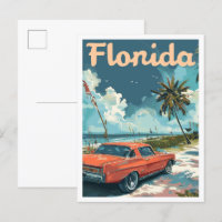 Miami Florida Vintage Reise - Illustration
