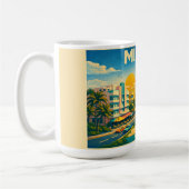 Miami Florida Vintage Reiseposter Tasse (Links)