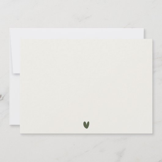 Miami Florida Wasserfarbenpalme Landschaft Hochzei Dankeskarte (Rückseite)