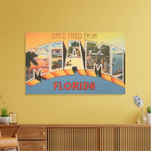 Miami, FloridaGroße BriefszenenMiami, FL 2 Leinwanddruck (Insitu (Wohnzimmer))