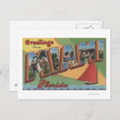 Miami, FloridaGroße BriefszenenMiami, FL 2 Postkarte (Vorne/Hinten)