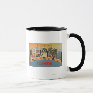 Miami, FloridaLarge Buchstabe ScenesMiami, FL Tasse