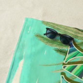 Miami Fun im Sonnenhandtuch Strandtuch (Beispiel)