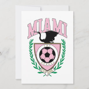 Miami Fußball Varsity-Stil  Einladung