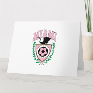 Miami Fußball-Varsity-Stil Karte