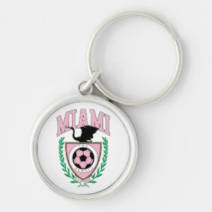 Miami Fußball Varsity Stil Schlüsselanhänger