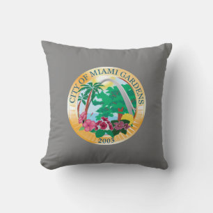 Miami Gardens (Florida) City Siegel Kissen