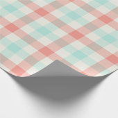 Miami Gingham - Geschenkpapier (Ecke)