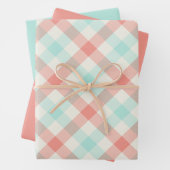 Miami Gingham Geschenkpapier Set (Beispiel)