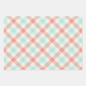 Miami Gingham Geschenkpapier Set (Vorderseite)