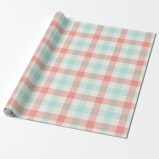 Miami Gingham - Wrapping Paper Geschenkpapier (Ungerollt)