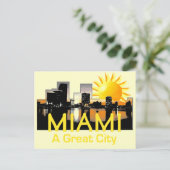MIAMI Great City Postcard Postkarte (Stehend Vorderseite)