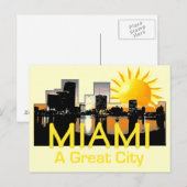 MIAMI Great City Postcard Postkarte (Vorne/Hinten)