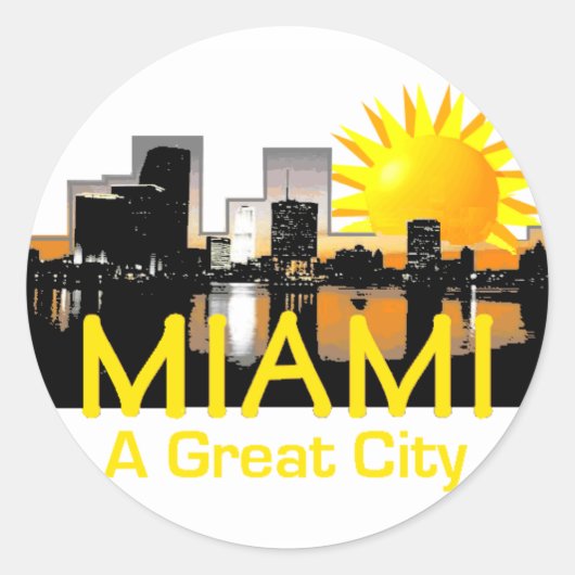 MIAMI Great City Sticker (Vorderseite)