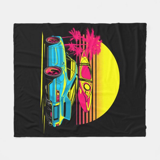 MIAMI GT SOMMER VIBES FLEECEDECKE (Vorderseite (Horizontal))