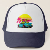 MIAMI GT SOMMER VIBES TRUCKERKAPPE (Vorderseite)