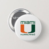Miami Hurricanes Button (Vorne & Hinten)