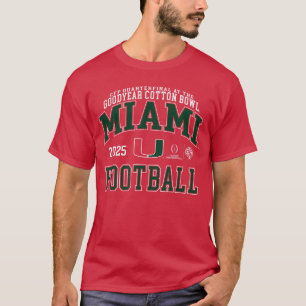 Miami Hurricanes Cotton Bowl 20252026 CFP-Viertelf T-Shirt