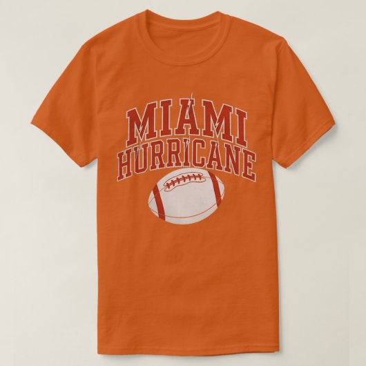 MIAMI HURRICCANE BALL MIAMI TShirt (Design vorne)