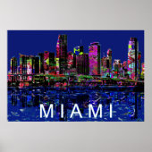 Miami in Graffiti Poster (Vorne)