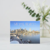 Miami, International Gateway to the World. Postkarte (Stehend Vorderseite)