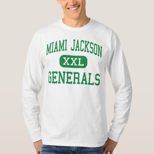 Miami Jackson - Generäle - hoch - Miami Florida T-Shirt (Vorderseite)