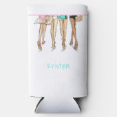 Miami Junggeselinnen-Abschied Weekend Bikini Custo Selters Dosenkühler (Vorderseite)