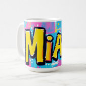 Miami Kaffeetasse (Vorderseite Links)