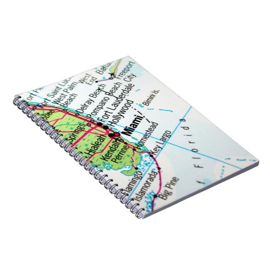 Miami-Karte Notizblock (Rechte Seite)