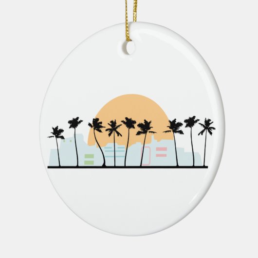 Miami Keramik Ornament (Links)