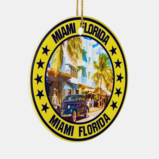 Miami Keramik Ornament (Rechts)