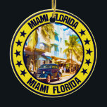 Miami Keramik Ornament<br><div class="desc">Miami</div>