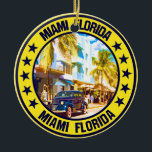 Miami Keramik Ornament<br><div class="desc">Miami</div>