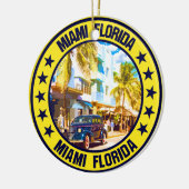 Miami Keramik Ornament (Links)
