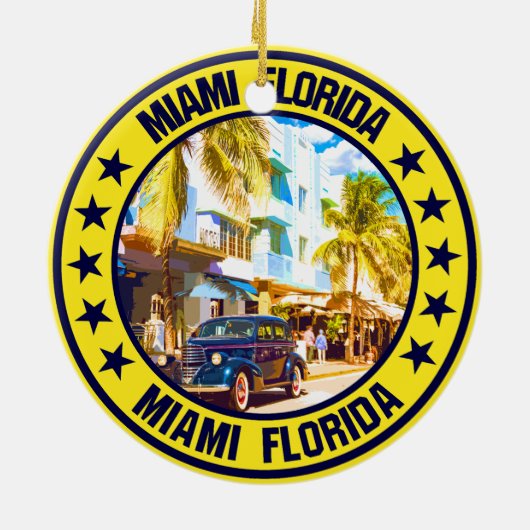 Miami Keramik Ornament (Hinten)