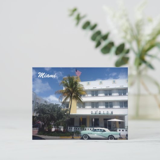 Miami-Klassiker Postkarte (Stehend Vorderseite)
