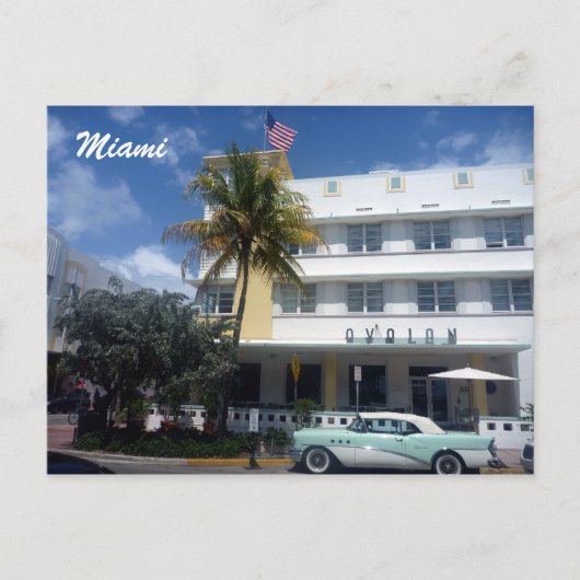 Miami-Klassiker Postkarte (Vorderseite)