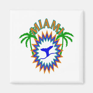 MIAMI-KÜHLSCHRANKMAGNET MAGNET