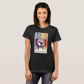 Miami LGBTQ Pride Rainbow Flag Resist Fist Proud L T-Shirt (Vorne ganz)