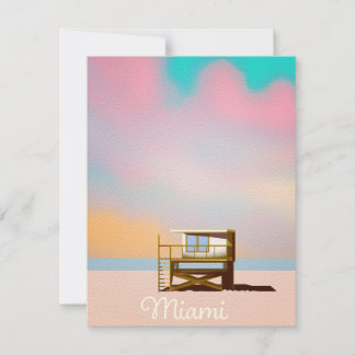 Miami Lifeguard Travel Poster
